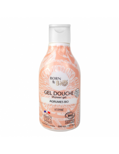 Gel de Ducha Ecológico de Cítricos Orgánicos Born to Bio 300 ml