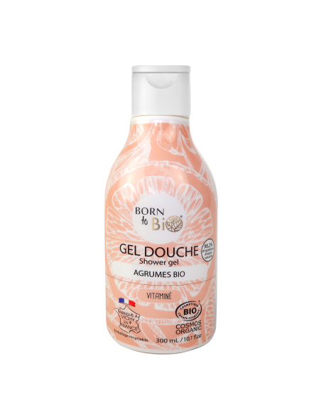 Gel de Ducha Ecológico de Cítricos Orgánicos Born to Bio 300 ml