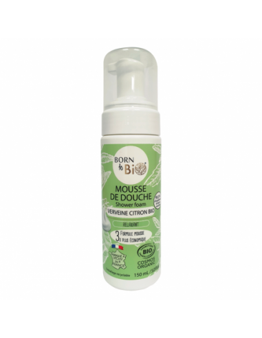 Espuma de Baño Orgánico de Verbena y Limón Born to Bio 150 ml