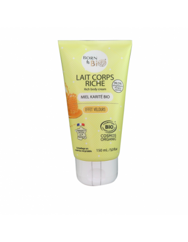 Leche Corporal Rica en Manteca de Karité Orgánica Born to Bio 150 ml