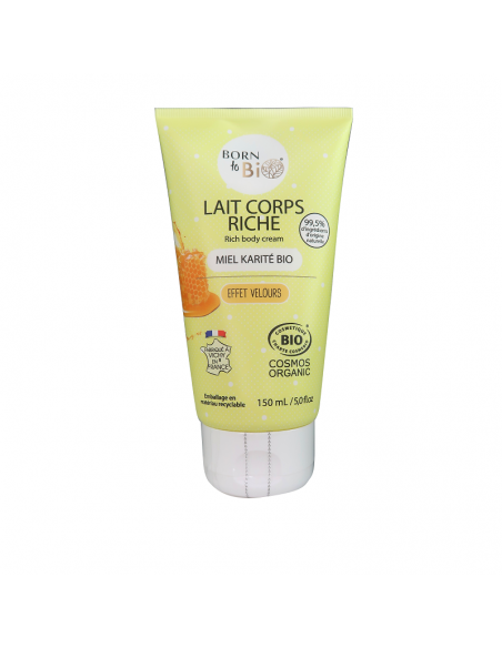 Leche Corporal Rica en Manteca de Karité Orgánica Born to Bio 150 ml