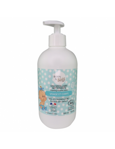 Agua Limpiadora Bebé Cosmos Organic Born to Bio 500 ml