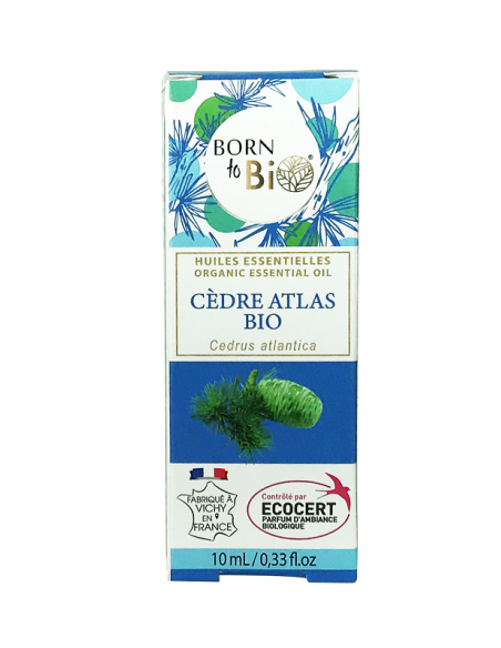 Aceite esencial de cedro del Atlas orgánico Born to Bio 10 ml