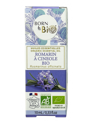 Aceite esencial de romero cineol orgánico Born to Bio 10 ml