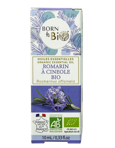 Aceite esencial de romero cineol orgánico Born to Bio 10 ml