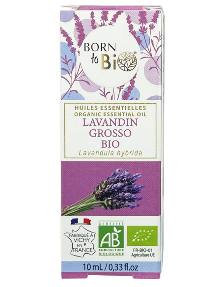 Aceite esencial de lavandin grosso orgánico Born to Bio 10 ml