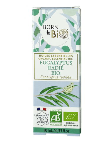 Aceite esencial de eucalipto radiata orgánico Born to Bio 10 ml