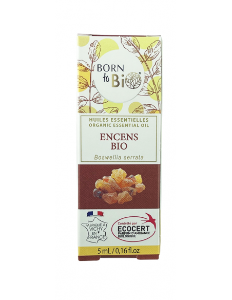 Aceite esencial de incienso orgánico (Boswellia serrata) Born to Bio 5 ml