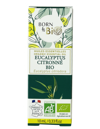 Aceite esencial de limón y eucalipto orgánico Born to Bio 10 ml