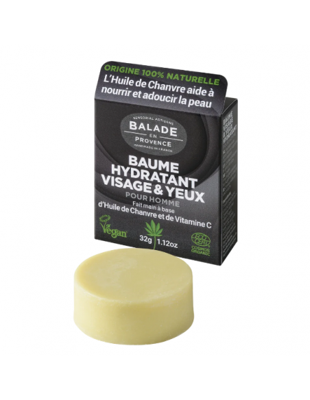 Crema facial y contorno de ojos sólida hombre 32gr. Balade