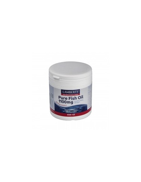 Aceite De Pescado Puro-Omega 3 Alta Pot. 120 Perlas Lamberts