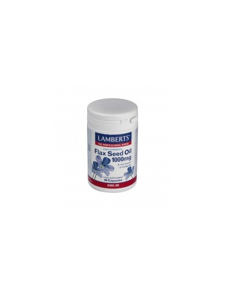 Aceite De Semillas De Lino 1000 Mg. 90 Cap. Lamberts