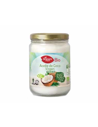 Aceite De Coco Virgen 500Ml. Bio El Granero