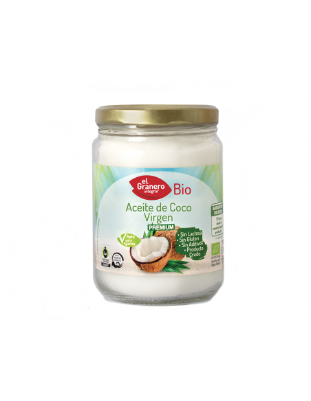 Aceite De Coco Virgen 500Ml. Bio El Granero