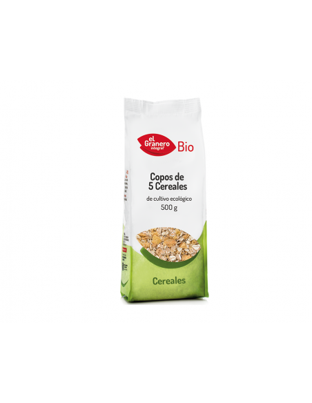 Copos De 5 Cereales 500Gr. Bio El Granero