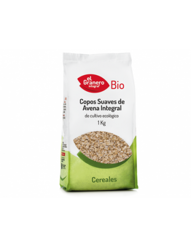 Copos De Avena Suaves Integral 1Kg. Bio El Granero