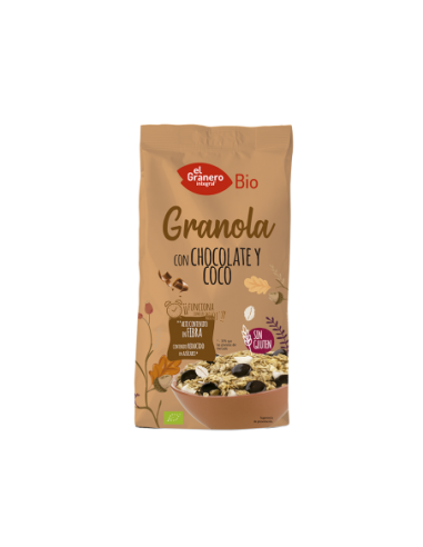 Granola Con Chocolate Y Coco 350Gr. Bio Sg El Granero