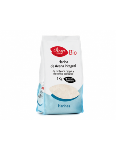 Harina Integral De Avena 1Kg. Bio El Granero