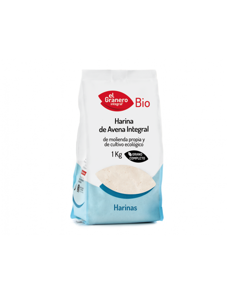 Harina Integral De Avena 1Kg. Bio El Granero