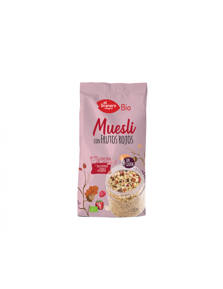  Muesli Con Frutos Rojos 375Gr. Bio Sg Vegan El Granero