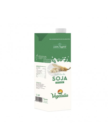  Bebida Vegetal De Soja Con Calcio 1Lt. Vegetalia