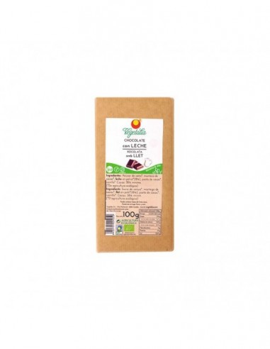  Chocolate Con Leche 100Gr. Bio Ccpae Vegetalia