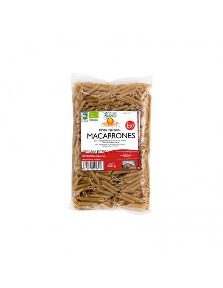  Macarrones Integrales 500Gr.Bio Vegetalia