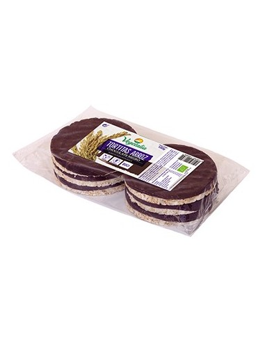  Tortitas De Arroz Con Chocolate Negro 100Gr. Bio Vegetalia