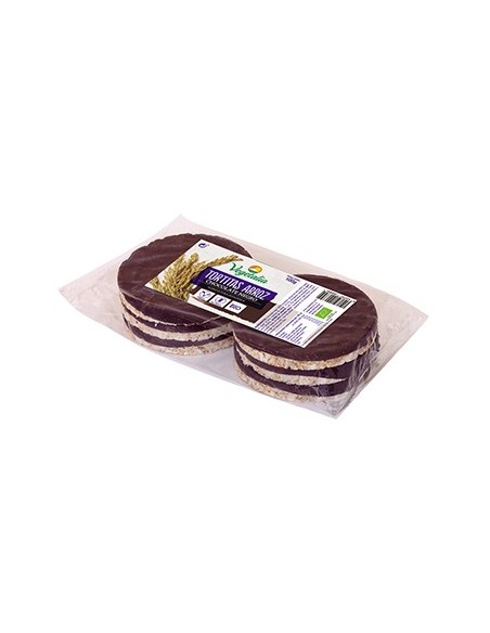  Tortitas De Arroz Con Chocolate Negro 100Gr. Bio Vegetalia