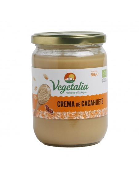 Crema De Cacahuete 500Gr, Bio Vegetalia