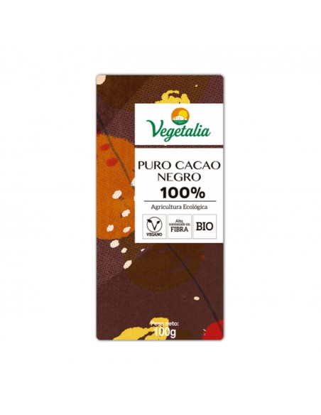 Chocolate Negro 100% 100Gr. Bio Ccpae Vegetalia