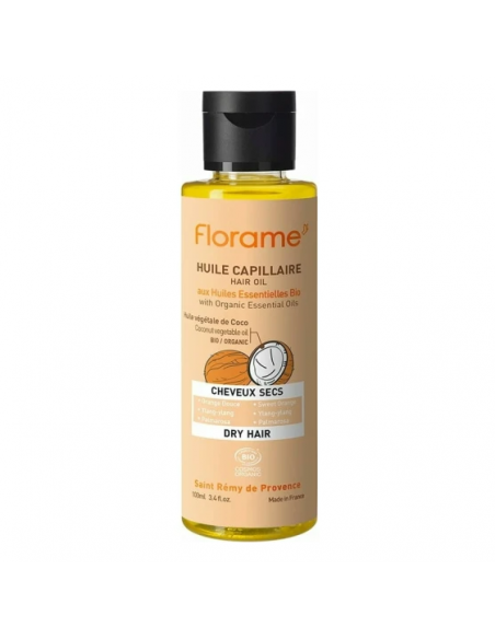 Aceite capilar para cabello seco 100 ml.Florame