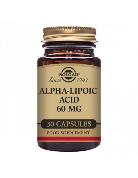 Acido Alfa Lipoico 60Mg. 30Vegicaps Solgar