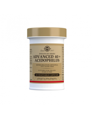 40 Plus Acidophilus Avanzado 120 Vegicaps Solgar