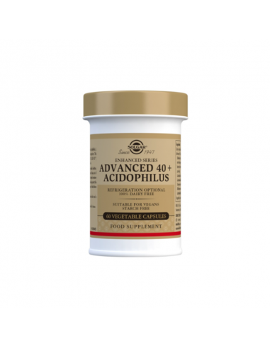 40 Plus Acidophilus Avanzado 60 Vegicaps Solgar