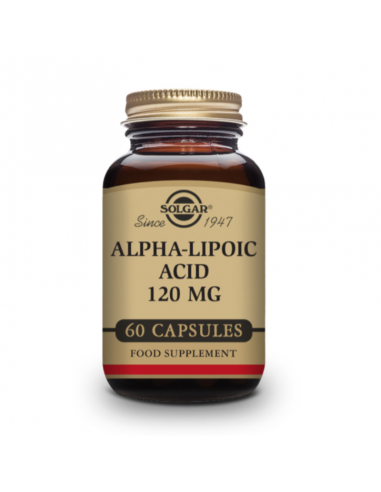 Acido Alfa Lipoico 120Mg. 60Vegicaps Solgar