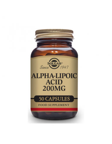  Acido Alfa Lipoico 200Mg. 50Vegicaps Solgar