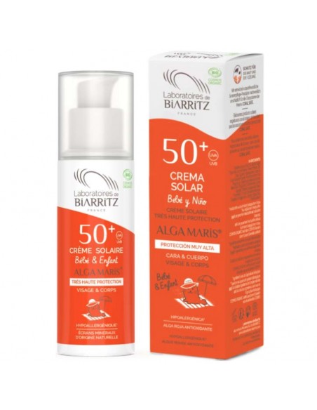 Crema Solar Niños Spf50+ 100Ml. Bio Biarritz