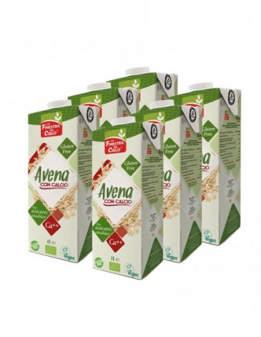 Bebida Vegetal De Avena Con Calcio 1Lt 6Uds. Bio la Finestra sul Cielo