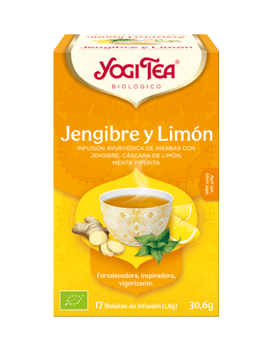 Yogi Tea Jengibre Limon 17 Infusiones