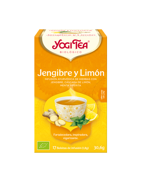 Yogi Tea Jengibre Limon 17 Infusiones