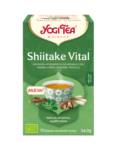 Yogi Tea Shiitake Vital 17 Infusiones