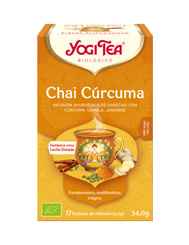 Yogi Tea Chai Curcuma 17 Infusiones