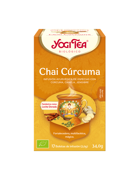 Yogi Tea Chai Curcuma 17 Infusiones