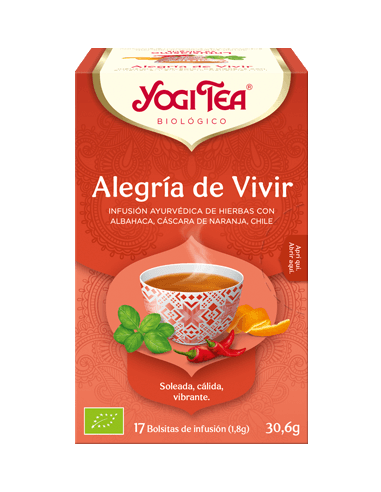 Yogi Tea Alegria De Vivir 17 Infusiones