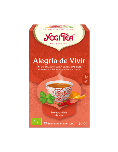 Yogi Tea Alegria De Vivir 17 Infusiones