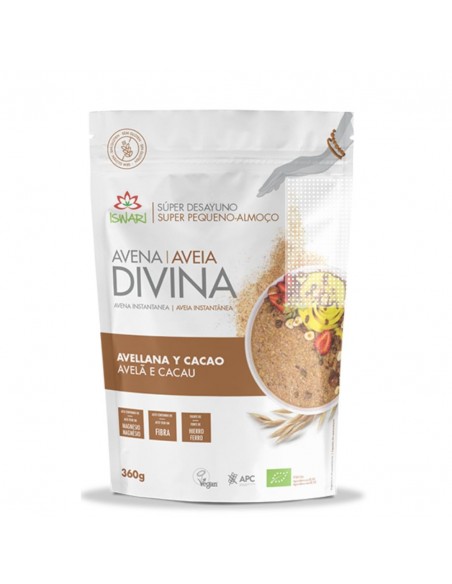  Avena Divina Avellana-Cacao 360Gr. Bio Iswari