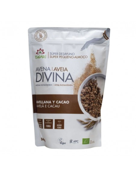  Avena Divina Cacahuete-Platano 360Gr. Bio Iswari