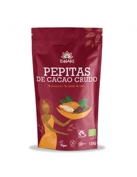  Pepitas De Cacao Superalimento 125Gr. Bio Iswari