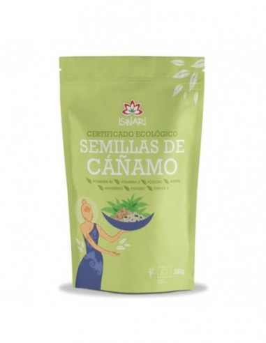  Semillas De Cañamo Sin Cascara 250Gr. Bio Iswari